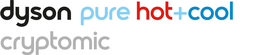 Dyson pure hot + cool cryptomic logo