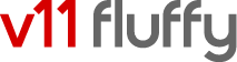 V11 fluffy logo